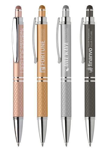 metallic pens with laser engraving