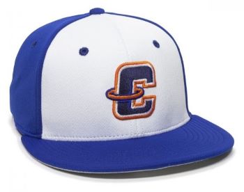 baseball cap, blue and white