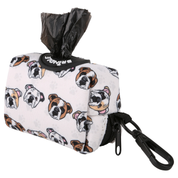 custom printed dog poop bag dispenser refillable