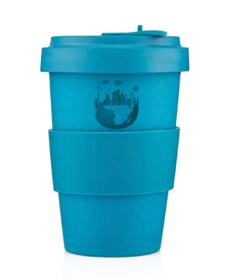 reusable bamboo tumbler with spill-proof lid