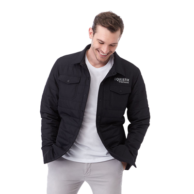 insulated chore jacket, shown unzipped