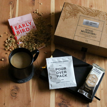 Kick Start coffee & breakfast bar gift kit