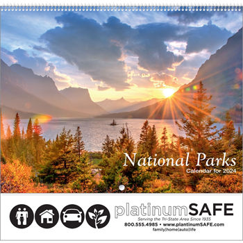 National Parks custom calendar advertising specialty