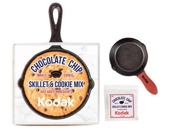 cookie mix and cast iron skillet gift set