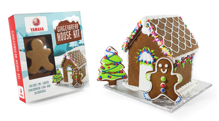 custom branded gingerbread house kit