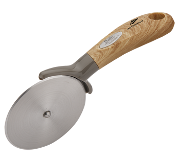 pizza cutter with custom logo on handle - restaurant advertising
