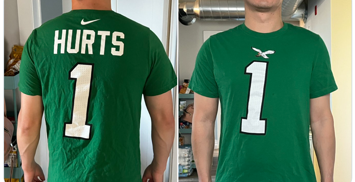 funny eagles jersey