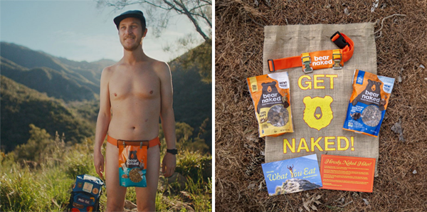 Kellogg's Bear Naked granola hiking kit