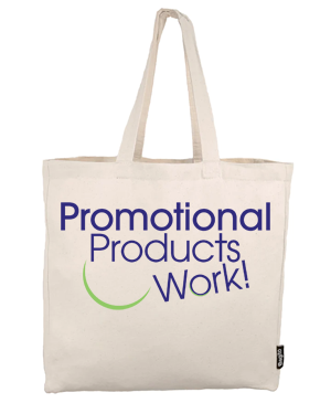 natural cotton tote bag with custom logo