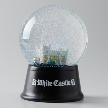 White Castle snow globe - 2023 holiday merch