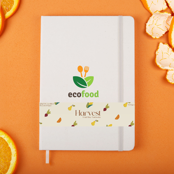 Harvest fruit fiber notebook made from citrus pulp